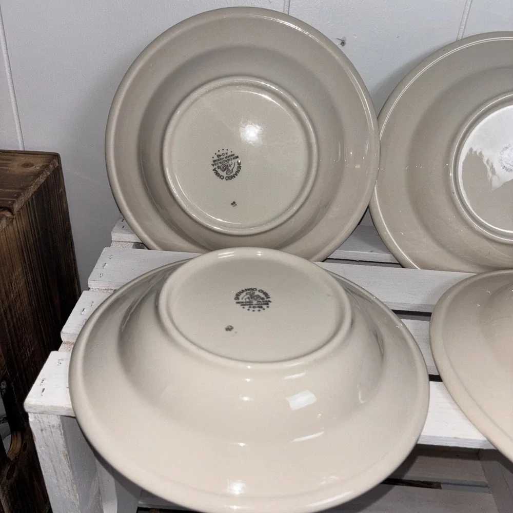 Vintage SHENANGO CHINA Salad Bowl Set Of 4 Made In USA 9